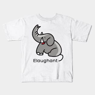 Elaughant (Laughing elephant) Kids T-Shirt